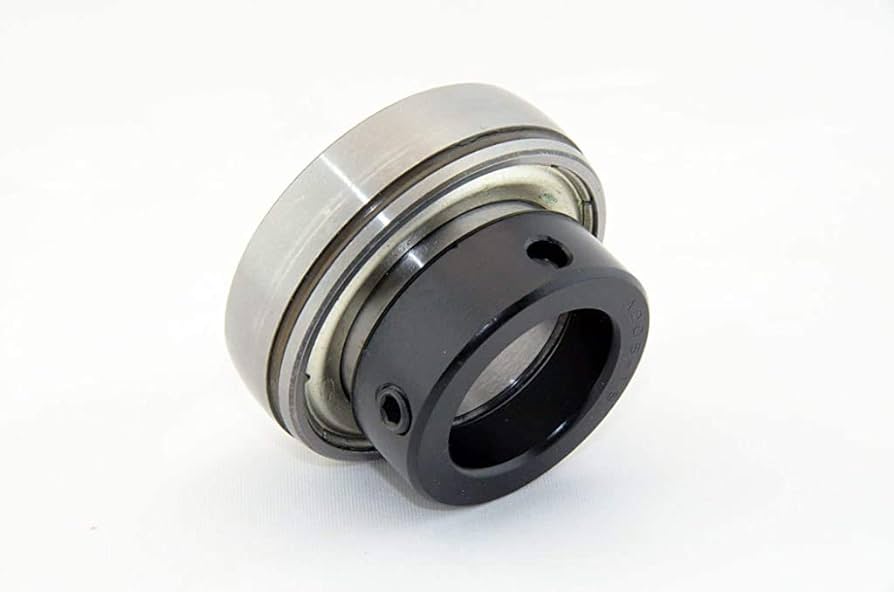 SS-SA201 GENERIC 12x40x28.6 Stainless steel normal duty bearing insert with a spherical outer race and eccentric locking collar - Metric Thumbnail