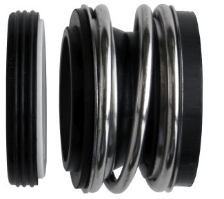 45.0MM MECHANICAL SEAL TYPE 1520 CAR/EP ROTARY + 45.0MM MECHANICAL SEAL TYPE 8 SIC/EP STANDARD SEAT 0450.1520.E.C.SEAL + 0450.8.E.S.STD A VERSION - SMOOTH BASE TO FIT PUMP GRUNDFOS CDP 125 Thumbnail