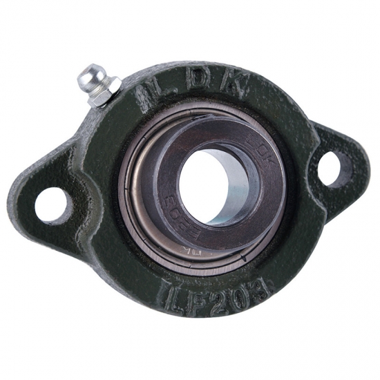 SBLF201-8 GENERIC 12.7mm Light duty 2 bolt cast iron flange self-lube housed unit - Imperial Thumbnail