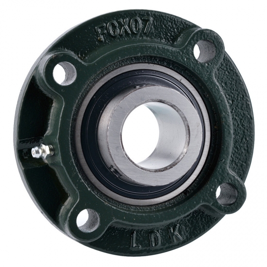 UCFCX10-32 GENERIC 50.8mm Heavy duty 4 bolt cast iron flange cartridge self-lube housed unit - Metric Thumbnail