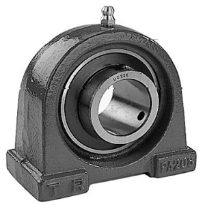 UCPA212 GENERIC 60mm Normal duty 2 Bolt Cast Iron Pillow Block Housed Unit Bearing with extendedr base to centre height - Metric Thumbnail