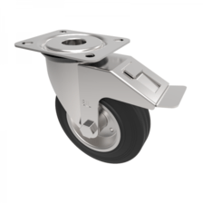 BZMM125BSBSWB 125mm Castor Medium Duty General Purpose castors available with either top plate or bolt hole fittings Thumbnail