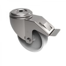 BZMM125PLBBH12SWB 125mm Castor Medium Duty General Purpose castors available with either top plate or bolt hole fittings Thumbnail