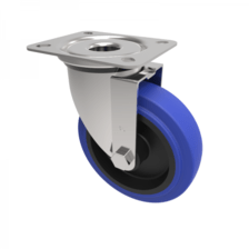 BZMM125RNB 125mm Castor Medium Duty General Purpose castors available with either top plate or bolt hole fittings Thumbnail