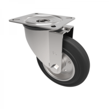 BZMM160BSB 160mm Castor Medium Duty General Purpose castors available with either top plate or bolt hole fittings Thumbnail