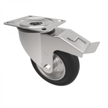 BZMM160BSBSWB 160mm Castor Medium Duty General Purpose castors available with either top plate or bolt hole fittings Thumbnail