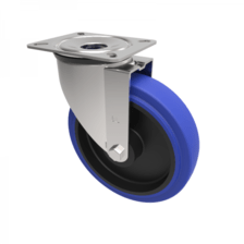 BZMM200RNB 200mm Castor Medium Duty General Purpose castors available with either top plate or bolt hole fittings Thumbnail