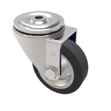 BZMM80BSBBH12SWB 80mm Castor Medium Duty General Purpose castors available with either top plate or bolt hole fittings Thumbnail
