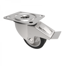 BZMM80BSBSWB 80mm Castor Medium Duty General Purpose castors available with either top plate or bolt hole fittings Thumbnail