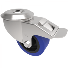 BZMM80RNBH12SWB 80mm Castor Medium Duty General Purpose castors available with either top plate or bolt hole fittings Thumbnail