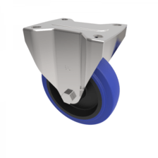 BZMMF125RNB 125mm Castor Medium Duty General Purpose castors available with top plate fittings Thumbnail