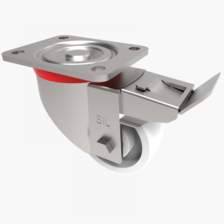 BZP100NYBJSWB 100mm Castor Heavy Duty General Purpose steel castors with top plate fittings Thumbnail