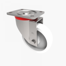 BZP150NYB 150mm Castor Heavy Duty General Purpose steel castors with top plate fittings Thumbnail